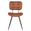 LABEL51 Chaises &agrave; manger lot de 2 Gus 49x60x87 cm cognac