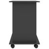 vidaXL Bureau d'ordinateur Gris 80x50x75 cm Agglom&eacute;r&eacute;