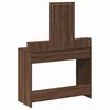 vidaXL Table de Toilette Marron 100 x 41 x 140 cm Bois d'ingénierie