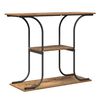 vidaXL Table console Bois ancien 101 x 35 x 80,5 cm Bois d'ing&eacute;nierie