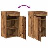 vidaXL Buffet avec tiroir Bois ancien 50 x 42,5 x 93 cm