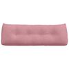 vidaXL Coussin de Dos Rose 140 x 24 x 50 cm Velours