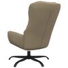 vidaXL Chaise de relaxation Cappuccino Similicuir