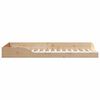 vidaXL Cadre de lit Marron 80 x 220 cm Pin massif