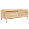 vidaXL Table basse Ch&ecirc;ne sonoma 90x50x36,5 cm Bois d'ing&eacute;nierie