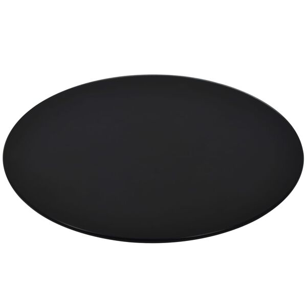 vidaXL Dessus de table rond Verre trempé 900 mm
