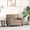 vidaXL Fauteuil Cappuccino 60 cm Similicuir