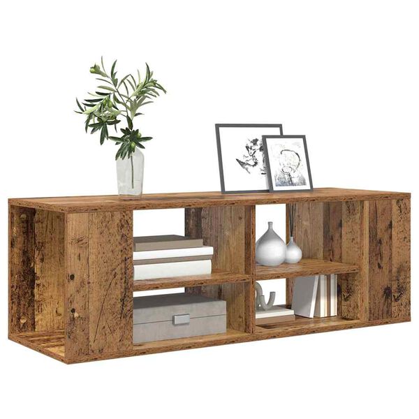 vidaXL Ensemble meuble TV Montage mural Bois Ancien 102 x 35 x 35 cm