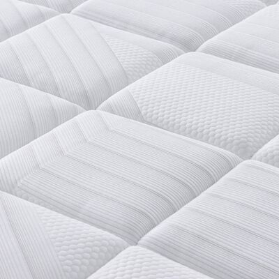 vidaXL Matelas à ressorts ensachés dureté moyenne 180x200 cm