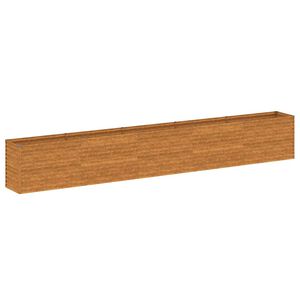 vidaXL Jardini&egrave;re sur&eacute;lev&eacute;e 482 x 50 x 69 cm Acier Corten