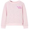 Sweatshirt pour enfants lilas clair 104