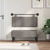 vidaXL T&ecirc;te de lit suspendue Montage mural Taupe 110 x 55 x 5 cm tissu