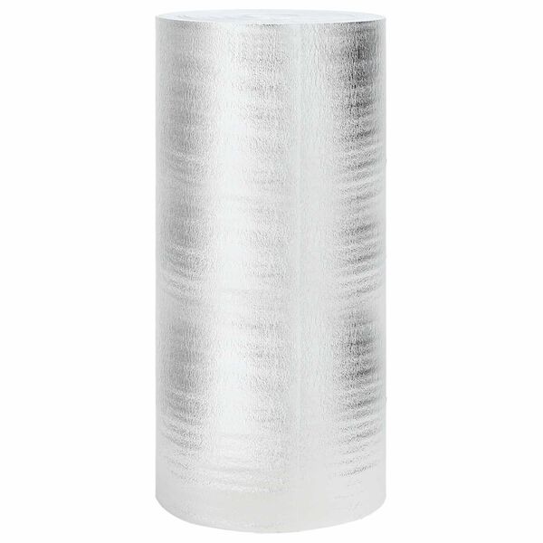vidaXL R&eacute;flecteur de chaleur pour radiateur Argent&eacute; 50 x 1 m