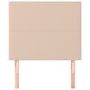 vidaXL T&ecirc;te de lit Cappuccino 80x5x118/128 cm Similicuir