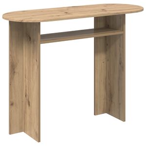 vidaXL Table console Ch&ecirc;ne artisanal 100 x 39,5 x 75 cm