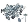 Nature Clous pour attaches d'arbres 40x20 mm 100 pcs