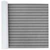 vidaXL Tapis de bateau Ray&eacute; Gris clair et noir 240 x 90 cm EVA
