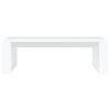 vidaXL Table basse Blanc 110x50x35 cm Bois d'ing&eacute;nierie