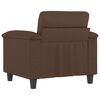 vidaXL Fauteuil Marron 60 cm Similicuir