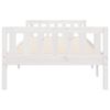 vidaXL Lit pour enfants sans matelas blanc 90x190cm bois de pin massif