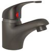 vidaXL Mitigeur de lavabo Gris 13x10 cm