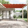 vidaXL Auvent vertical Terre cuite 140x800 cm Tissu oxford