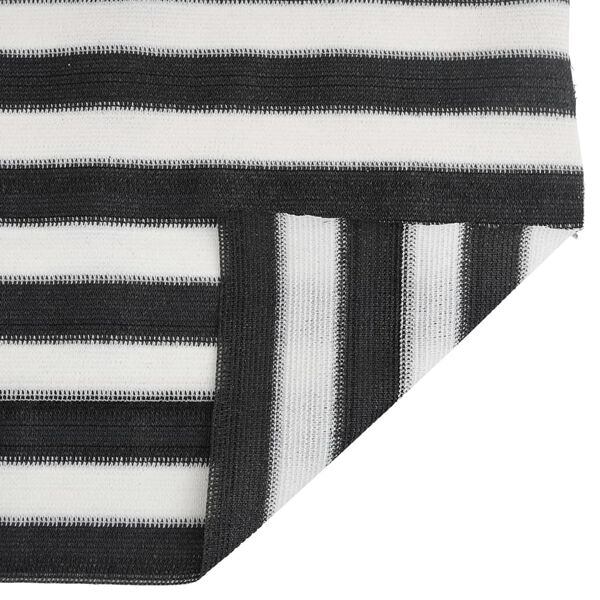 vidaXL Filet brise-vue anthracite et blanc 1,8x10 m PEHD 75 g/m&sup2;