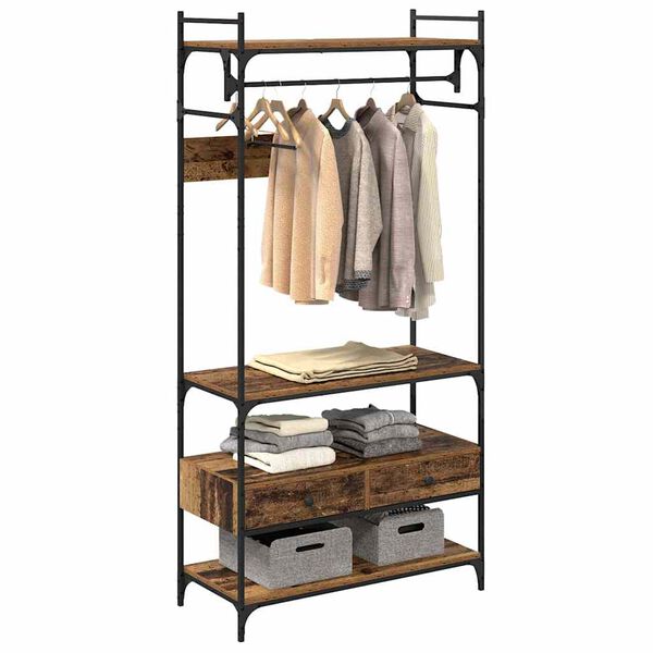 vidaXL Armoire Bois ancien 89 x 39 x 184.5 cm Bois d'ing&eacute;nierie