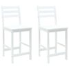 vidaXL Chaises de salle &agrave; manger 2 pcs Blanc 40 x 47,5 x 99,5 cm