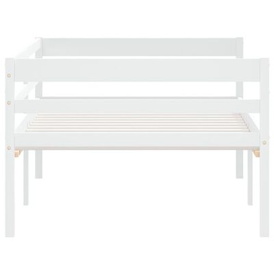 vidaXL Cadre de lit sans matelas blanc bois de pin massif 90x200 cm