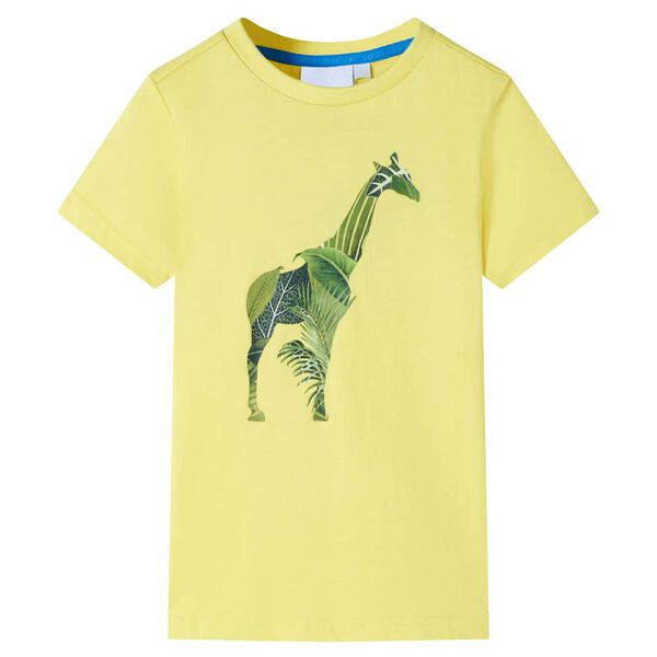 T-shirt pour enfants jaune 116