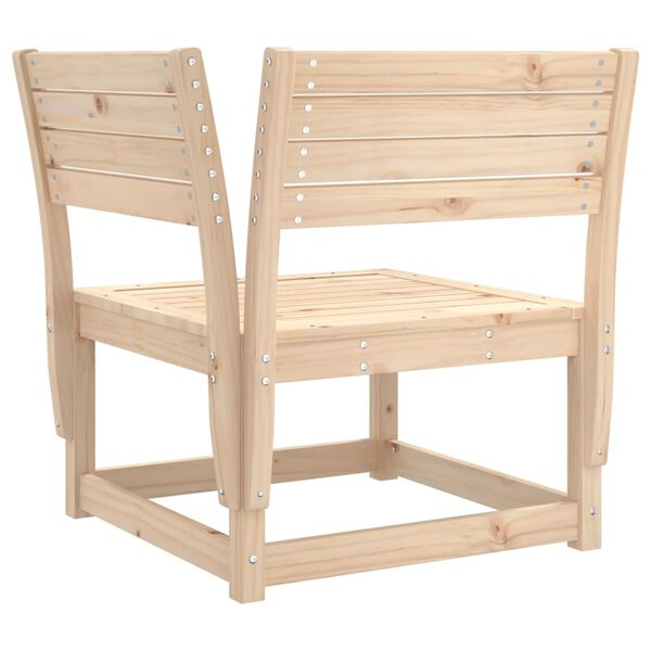 vidaXL Salon de jardin 7 pcs Bois de pin massif
