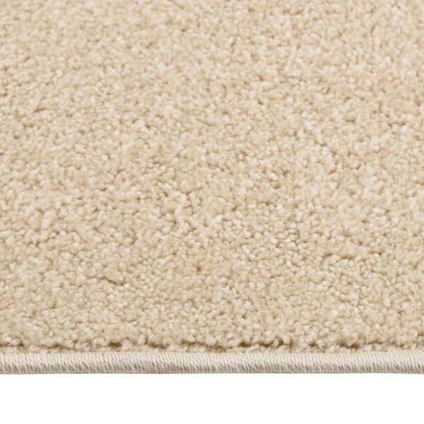 vidaXL Tapis à poils courts 160x230 cm Beige