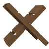 vidaXL Porte-b&ucirc;ches Marron miel 47x39,5x48 cm Bois massif de pin
