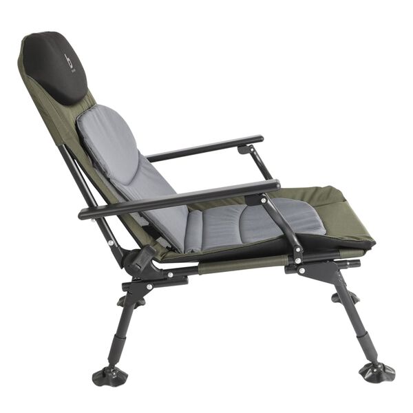 Bo-Camp Chaise de p&ecirc;che Carp Gris et vert