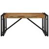 vidaXL Table basse multicolore 80x80x35 cm bois de r&eacute;cup&eacute;ration massif