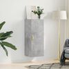vidaXL Armoire murale gris b&eacute;ton 34,5x34x90 cm