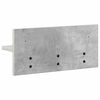 vidaXL Porte-manteau mural Montage mural Gris b&eacute;ton 40 x 10,5 x 18 cm