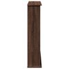 VidaXL Cadre de cheminée chêne marron 75x20x87,5 cm bois d'ingénierie