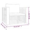 vidaXL Salon de jardin 5 pcs avec coussins Bois de teck solide