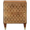 vidaXL Tables de chevet 2 pcs 40x33x46 cm Bois de manguier solide