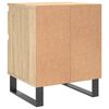 vidaXL Table de chevet ch&ecirc;ne sonoma 40x35x50 cm bois d&rsquo;ing&eacute;nierie