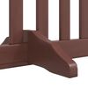 vidaXL Barri&egrave;re pour chiens avec porte 4 panneaux bois de peuplier