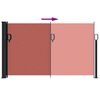 vidaXL Auvent lat&eacute;ral r&eacute;tractable terre cuite 120x500 cm