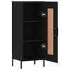 vidaXL Buffet Noir 34,5x34x90 cm Bois d'ing&eacute;nierie