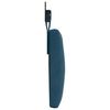 vidaXL T&ecirc;te de lit suspendue Bleu 210 x 55 x 7 cm Velours