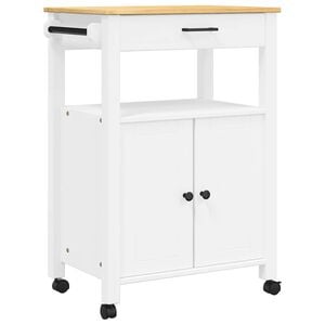 vidaXL Chariot de cuisine MONZA 60x40x88,5 cm bois massif de pin