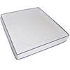 vidaXL Lit avec matelas &agrave; m&eacute;moire de forme Gris clair Tissu 180x200 cm