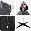 vidaXL Faucheuse Halloween Grim Noir 60 x 60 x 155 cm Polyester