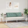 vidaXL Coussin de Dos Vert Mer 180 x 50 cm Tissu en velours c&ocirc;tel&eacute;